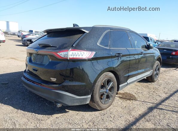 2FMPK3G93JBB86143 2018 FORD EDGE Черный Задняя правая четверть