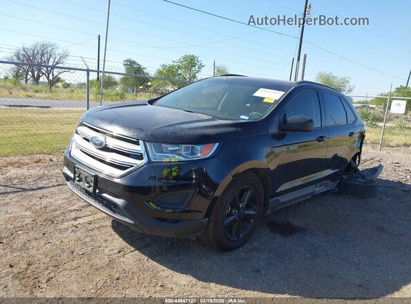 2FMPK3G93JBB86143 2018 FORD EDGE Черный Передняя левая четверть