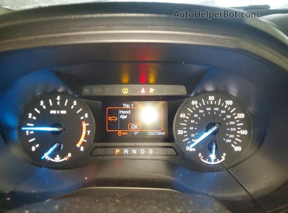 2FMPK3G96KBB14113 2019 FORD EDGE Черный Вид щитка приборов