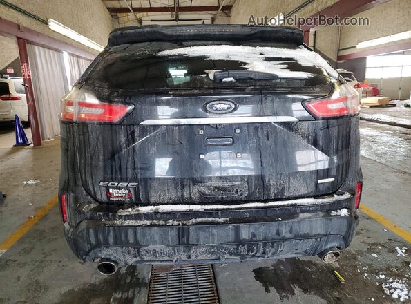 2FMPK3G96KBB14113 2019 FORD EDGE Черный Вид сзади