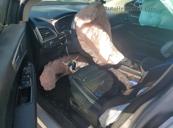 2FMPK3J81JBB28032 2018 FORD EDGE Silver Widok deski rozdzielczej