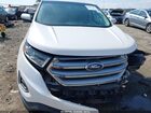 2017 Ford Edge Sel White vin: 2FMPK3J89HBC41382