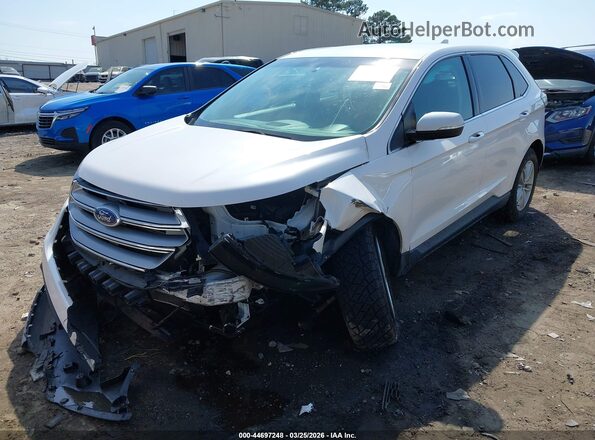 2FMPK3J89HBC41382 2017 FORD EDGE White Դիմացի տեսք