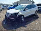 2017 Ford Edge Sel White vin: 2FMPK3J89HBC41382