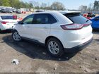 2017 Ford Edge Sel White vin: 2FMPK3J89HBC41382