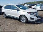 2017 Ford Edge Sel White vin: 2FMPK3J89HBC41382
