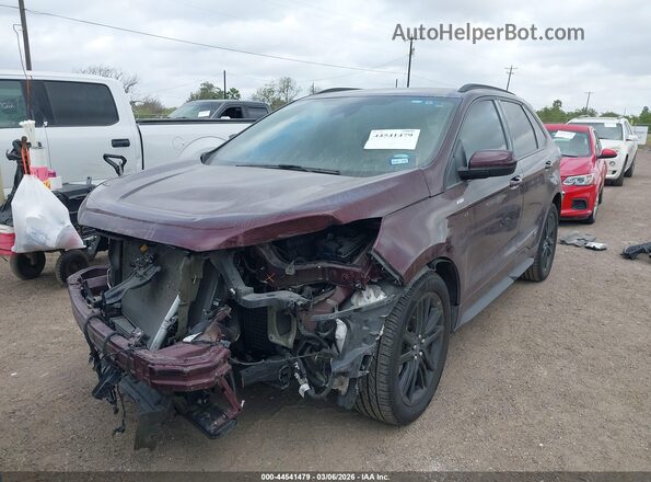 2FMPK3J90MBA61484 2021 FORD EDGE Burgundy Vista frontal