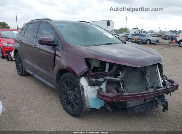 2FMPK3J90MBA61484 2021 FORD EDGE Burgundy Delantero derecho