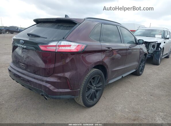 2FMPK3J90MBA61484 2021 FORD EDGE Burgundy Trasero derecho