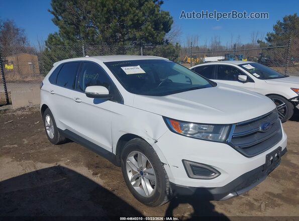 2FMPK3J93HBC10458 2017 FORD EDGE Белый Передняя правая четверть
