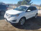 2017 Ford Edge Sel Белый vin: 2FMPK3J93HBC10458