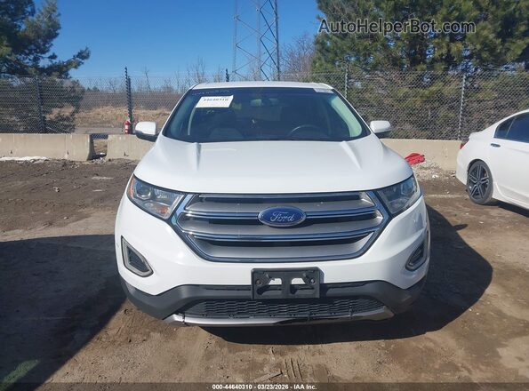 2FMPK3J93HBC10458 2017 FORD EDGE Белый Вид щитка приборов