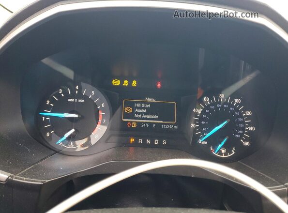 2FMPK3J93HBC16857 2017 FORD EDGE Черный Вид щитка приборов