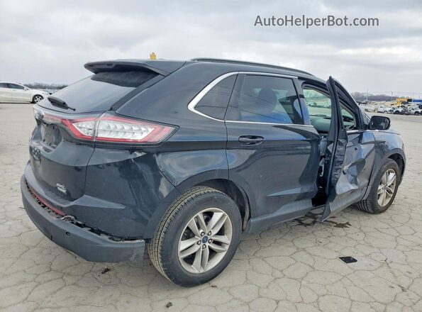 2FMPK3J93HBC16857 2017 FORD EDGE Черный Задняя правая четверть