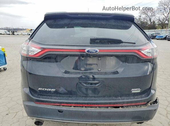 2FMPK3J93HBC16857 2017 FORD EDGE Черный Вид сзади