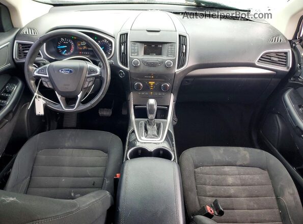2FMPK3J93HBC16857 2017 FORD EDGE Черный Вид панели приборов