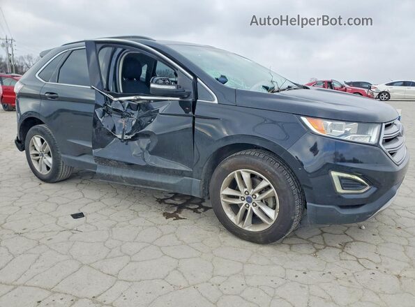 2FMPK3J93HBC16857 2017 FORD EDGE Черный Передняя правая четверть