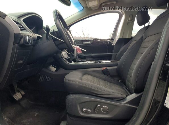 2FMPK3J93HBC16857 2017 FORD EDGE Черный Вид салона спереди