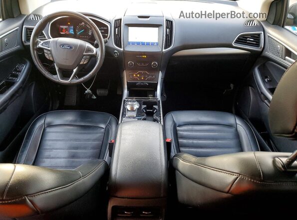 2FMPK3J93KBC59392 2019 FORD EDGE Gray Dashboard view