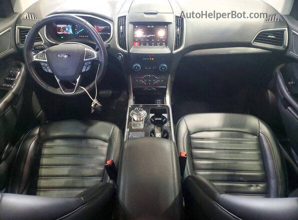 2FMPK3J94KBB80197 2019 FORD EDGE Белый Вид панели приборов