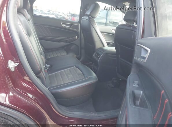 2FMPK3J94MBA63318 2021 FORD EDGE Maroon Widok naklejki z numerem VIN