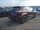 2021 Ford Edge St-line Maroon vin: 2FMPK3J94MBA63318