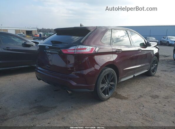 2FMPK3J94MBA63318 2021 FORD EDGE Maroon Tył prawy