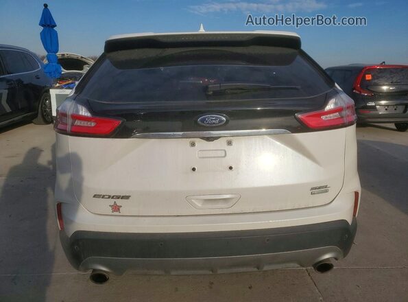 2FMPK3J95KBC35532 2019 FORD EDGE Белый Вид сзади