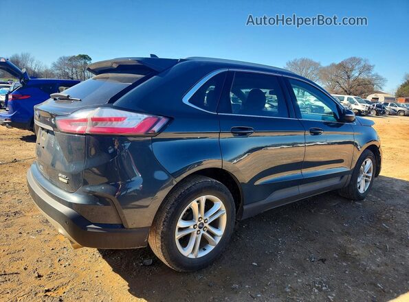 2FMPK3J96KBB85384 2019 FORD EDGE Blue Tył prawy