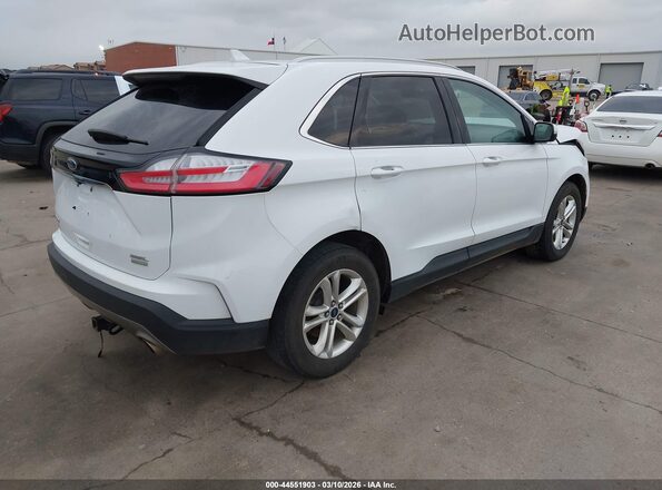 2FMPK3J98KBB46263 2019 FORD EDGE Белый Задняя правая четверть