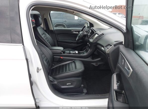 2FMPK3J98KBB46263 2019 FORD EDGE Белый Вид салона спереди