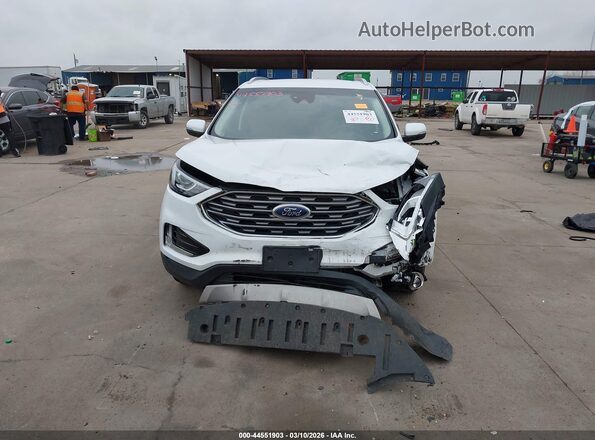 2FMPK3J98KBB46263 2019 FORD EDGE Белый Вид щитка приборов