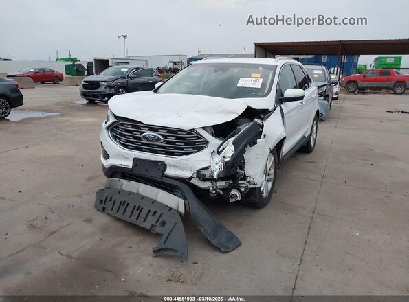 2FMPK3J98KBB46263 2019 FORD EDGE Белый Вид спереди