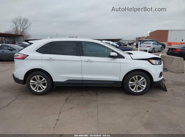 2FMPK3J98KBB46263 2019 FORD EDGE Белый Вид задней части салона