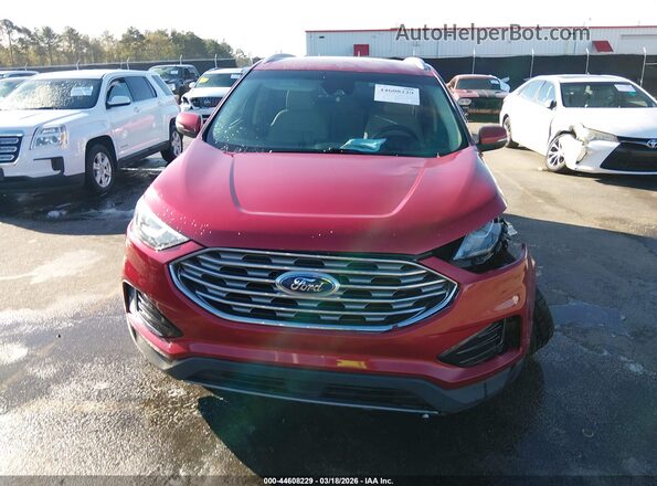 2FMPK3J99LBA03579 2020 FORD EDGE Red Widok zestawu wskaźników