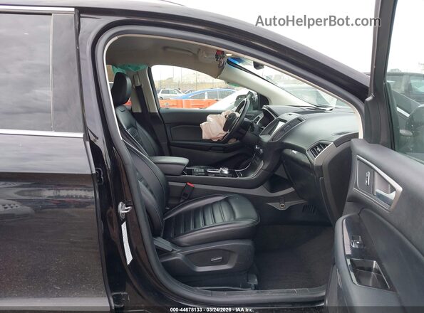 2FMPK3J99LBA57156 2020 FORD EDGE Черный Вид салона спереди