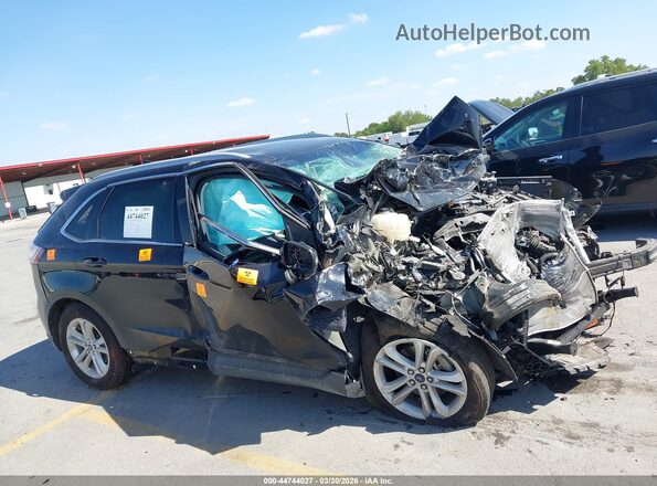 2FMPK3J9XLBA91574 2020 FORD EDGE Black Widok zestawu wskaźników