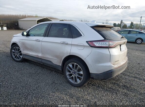2FMPK3K81JBB05767 2018 FORD EDGE Белый Задняя левая четверть