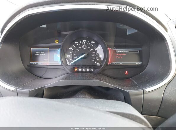 2FMPK3K81JBB05767 2018 FORD EDGE Белый Вид задних сидений