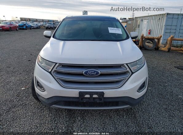 2FMPK3K81JBB05767 2018 FORD EDGE Белый Вид щитка приборов