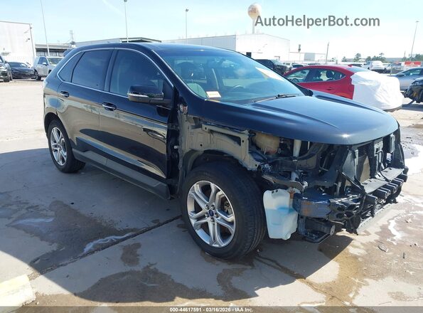2FMPK3K8XJBB88034 2018 FORD EDGE Черный Передняя правая четверть