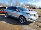2018 Ford Edge Titanium Серебряный vin: 2FMPK3K91JBB41239