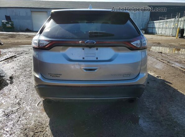 2FMPK3K91JBB41239 2018 FORD EDGE Серебряный Вид сзади