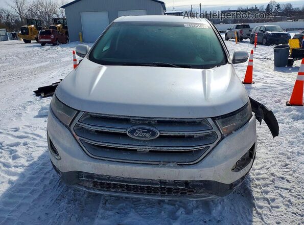 2FMPK3K91JBB45274 2018 FORD EDGE Белый Вид спереди
