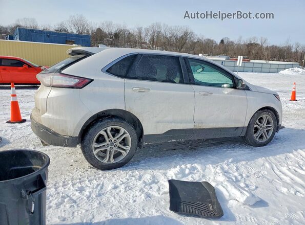 2FMPK3K91JBB45274 2018 FORD EDGE Белый Задняя правая четверть