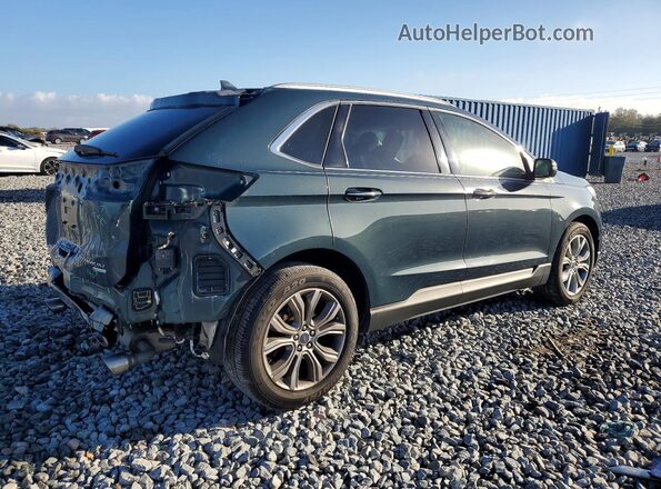 2FMPK3K91KBC15874 2019 FORD EDGE Teal უკანა მარჯვენა