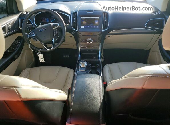 2FMPK3K91KBC15874 2019 FORD EDGE Teal წინა პანელის ხედი