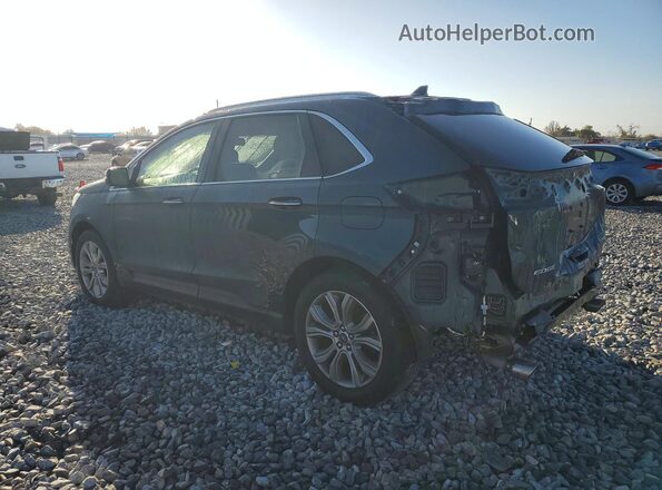 2FMPK3K91KBC15874 2019 FORD EDGE Teal უკანა მარცხენა