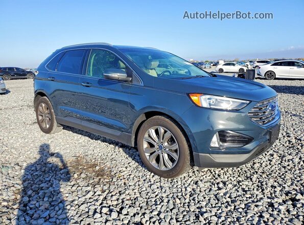 2FMPK3K91KBC15874 2019 FORD EDGE Teal წინა მარჯვენა