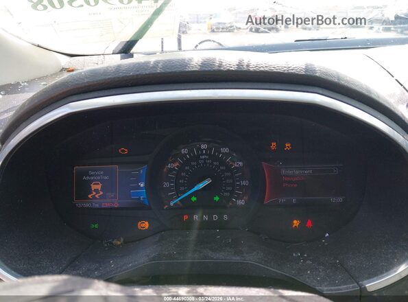 2FMPK3K94HBC07292 2017 FORD EDGE Золотой Вид задних сидений